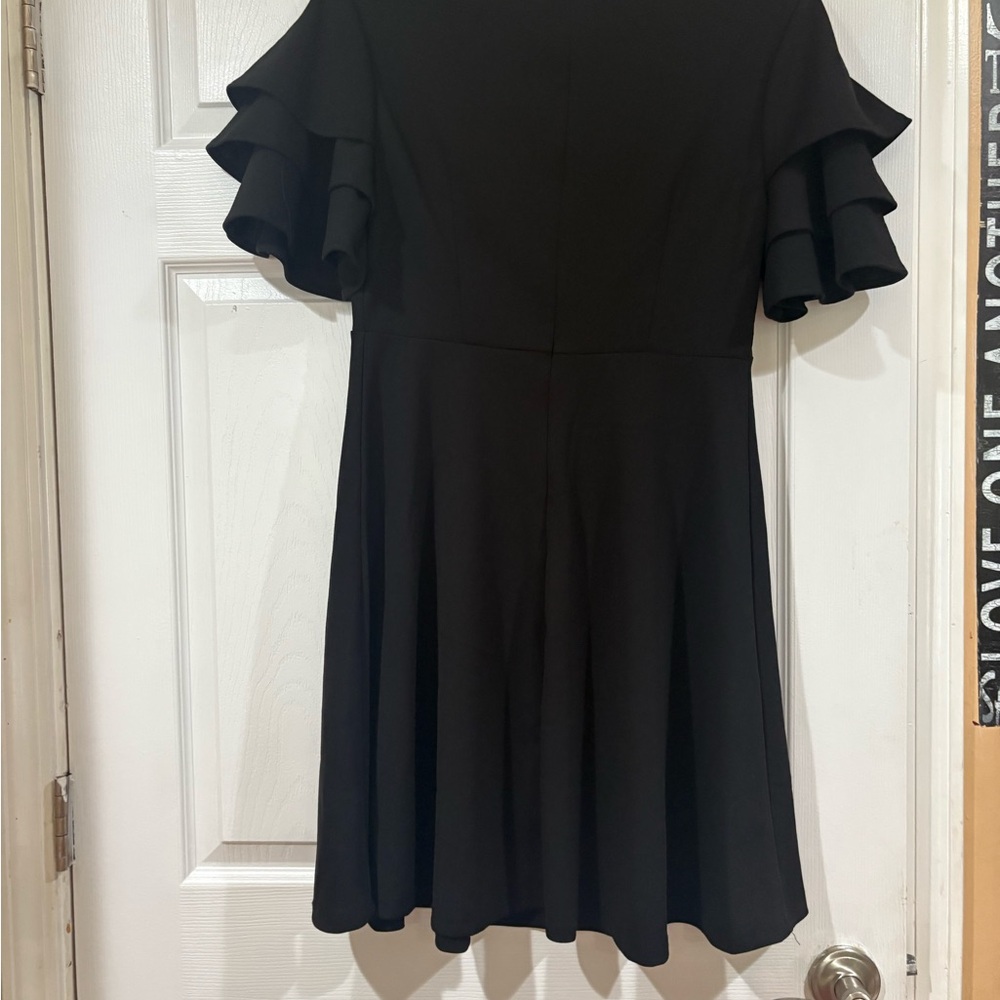 Peppermint Classic Black Dress